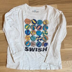 Crewcuts graphic long sleeve tee in perfect condition boys 6-7